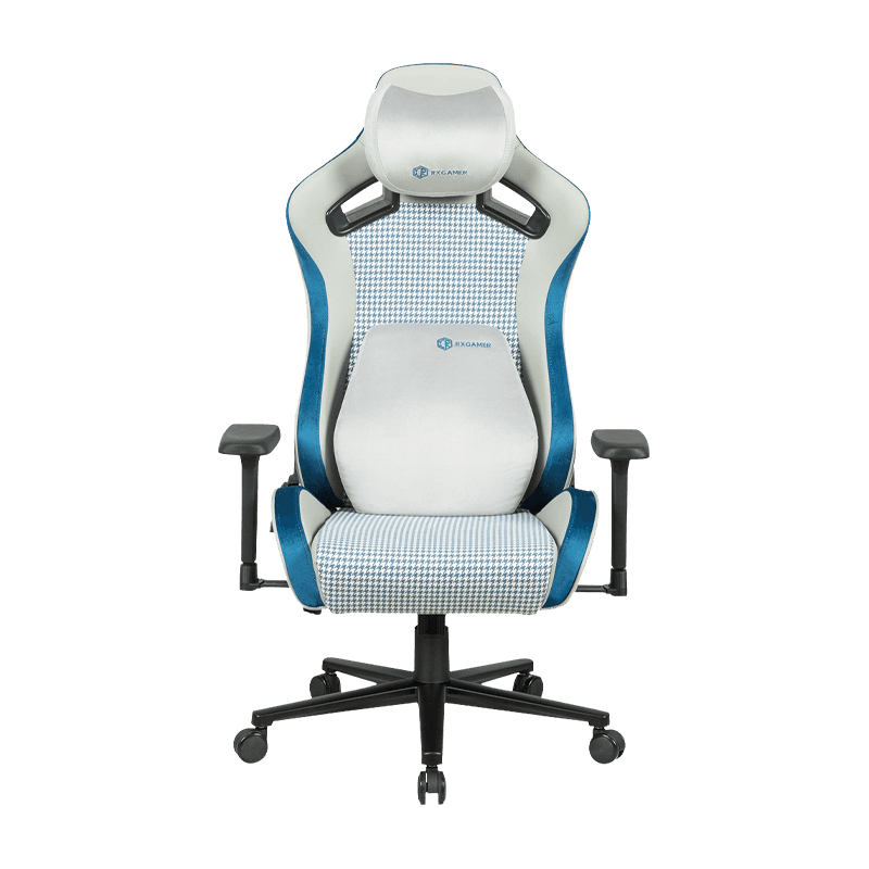 RXGAMER RX-2173 Sedia da gaming in tessuto reclinabile ad altezza regolabile