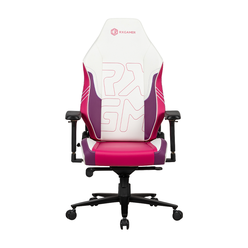 RXGAMER RX-2108R-A Sedia da gioco per computer girevole ergonomica doppia regolabile lombare con ruota muta