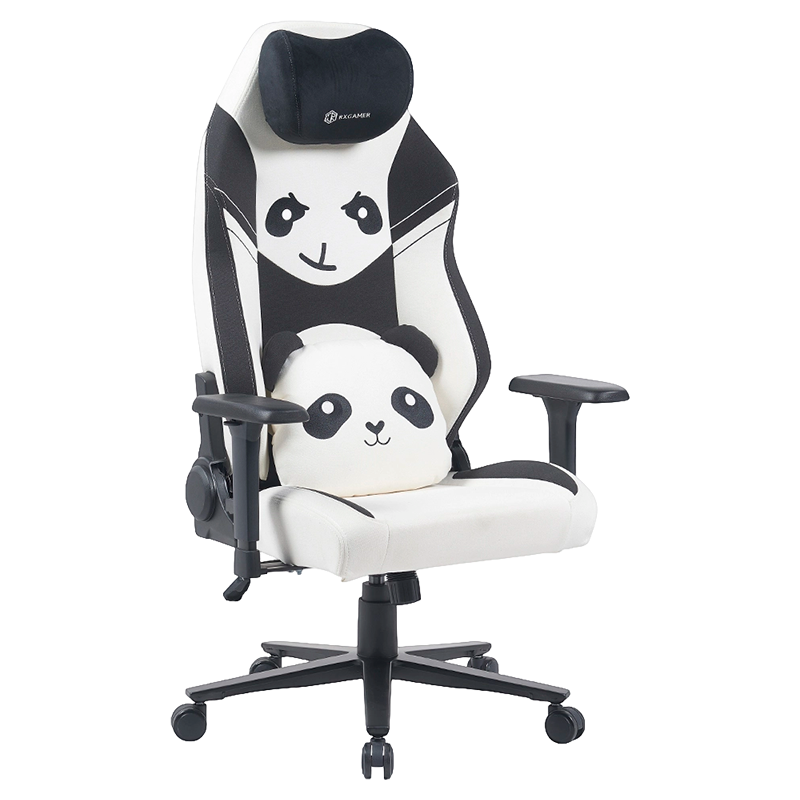 RXGAMER RX-2182 panda Sedia da gioco alla moda, sedia da gioco ergonomica per computer