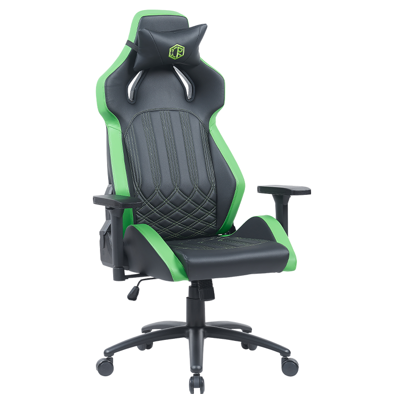 RXGAMER RX-2219 Sedia da gioco da ufficio con braccioli regolabili 2D e ruote in PU